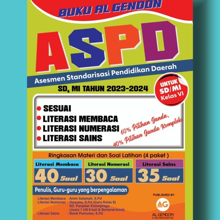 

Buku ASPD SD/MI AL GENDON