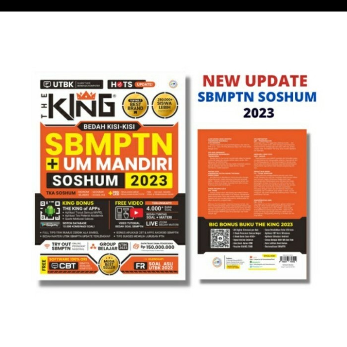 

BUKU THE KING BEDAH KISI UTBK SBMPTN UM MANDIRI TKA TPS SOSHUM 2022