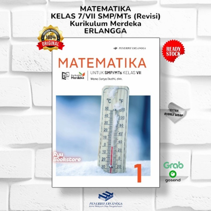 

Original Matematika Kelas 1/7 SMP/MTs (Revisi) Kur.Merdeka - Erlangga