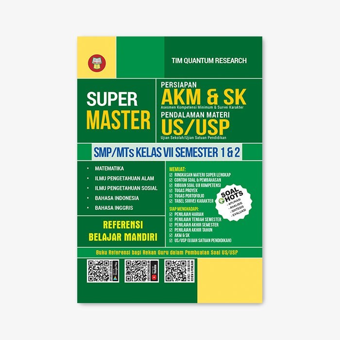 

BUKU SUPER MASTER PERSIAPAN AKM & SK - SMP/MTs KELAS VII