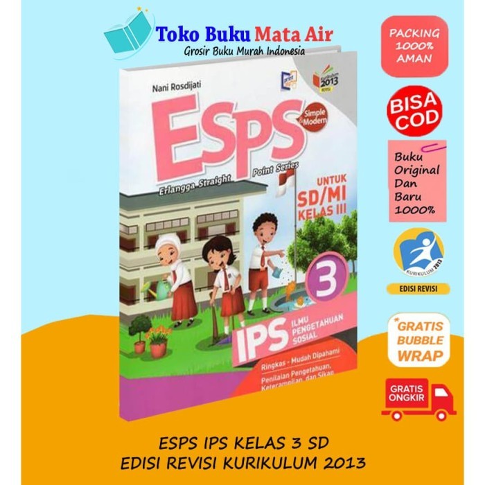 

BEST SELLER ESPS IPS 3 UNTUK SD/MI KELAS III ( K13N ) ERLANGGA