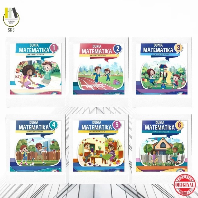 

Buku Dunia Matematika SD & MI Kelas 1 s/d 6 Platinum AKM