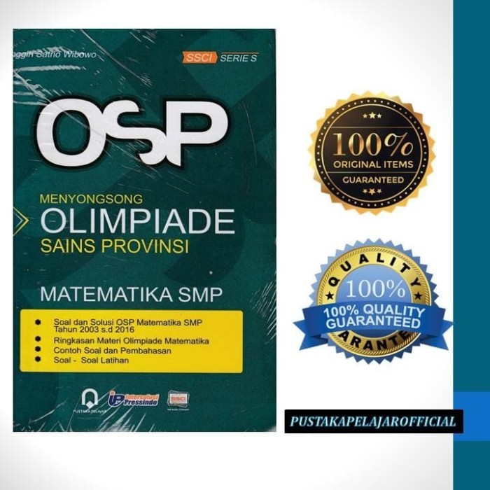 

BUKU OSP MENYONGSONG OLIMPIADE SAINS PROVINSI MATEMATIKA SMP