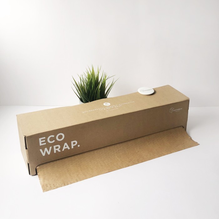 

Eco Wrap (51X50M) Eco Friendly Bubble Wrap Honeycomb Paper Kertas Roll New