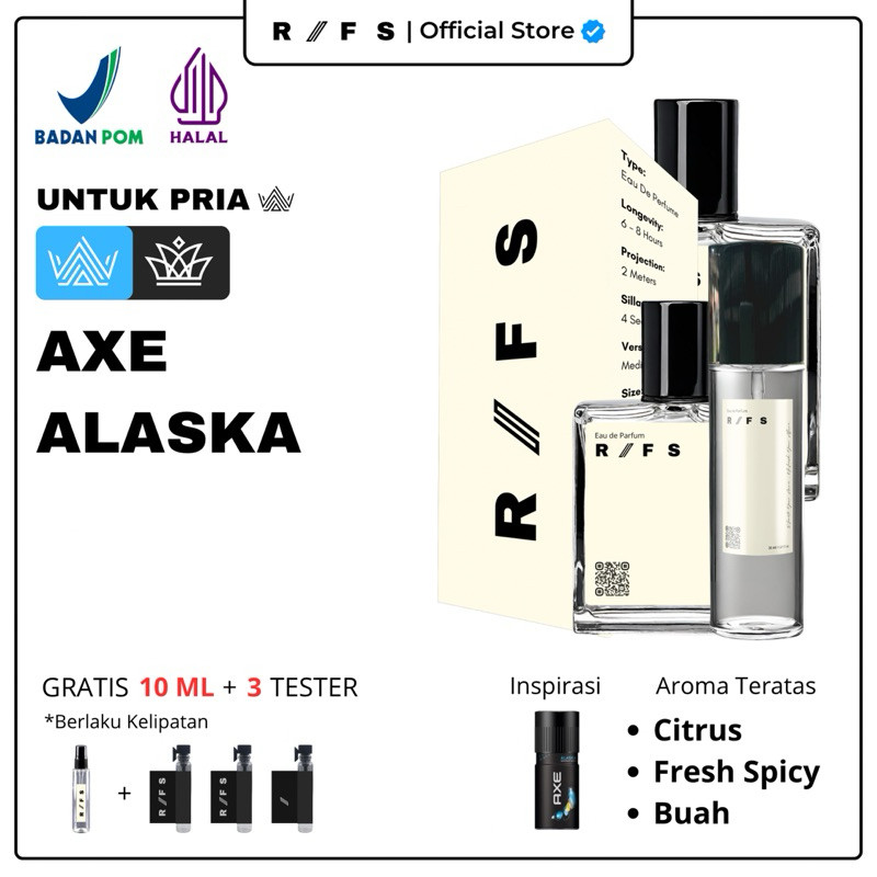 RIFS - AXE Alaska EDP Extrait de Parfum Dupe