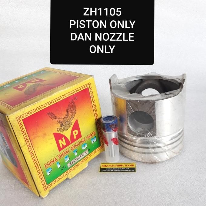 $$$$] ZH1105 S1105 3R PISTON DAN NOZZLE 105 MM JIANGDONG 18 HP PK SEHER