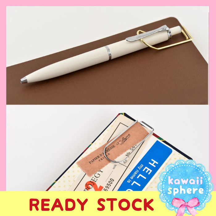 

Hightide Pen Hook Clip Pen Clip Metal Hobonichi Accessories