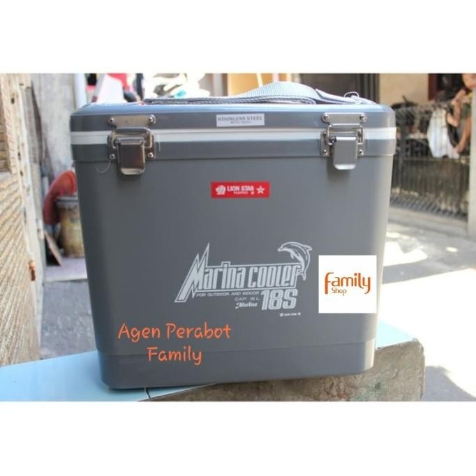 Marina 18s Cooler box 16Liter Lion Star Tempat Daging Ikan Piknik