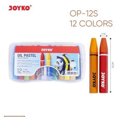 

CRAYON JOYKO OP-12S/Crayon Joyko 12 Warna