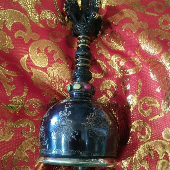 siap kirim] genta manggis bajra Bali brown