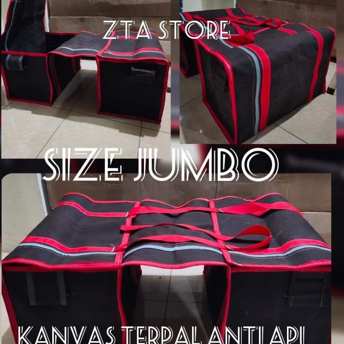tas kurir jumbo kanvas truk _tas motor jumbo_keranjang motor jumbo
