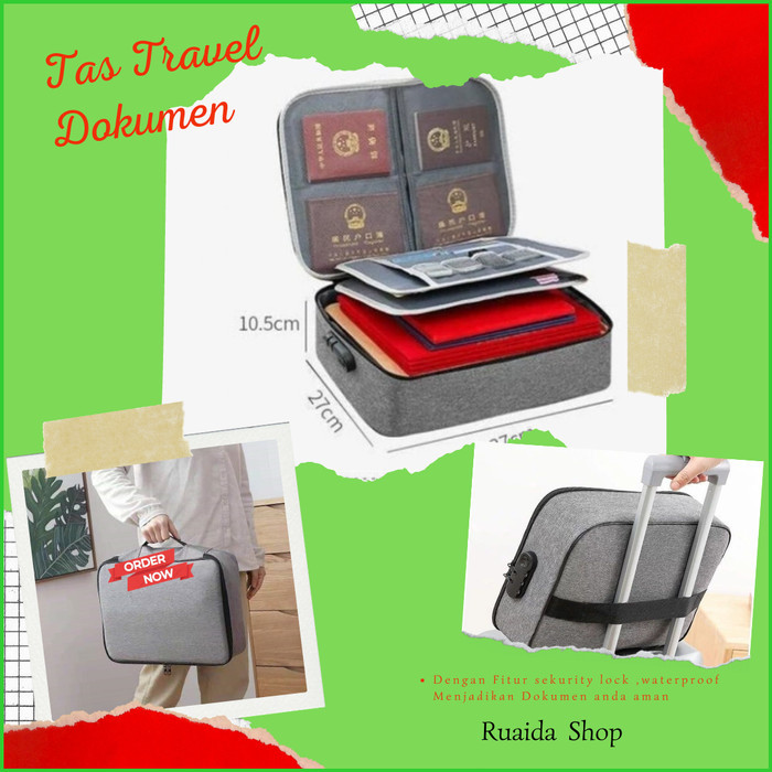 

Tas Storage Box Travel Bag Dokumen Tempat Penyimpanan File Berkas
