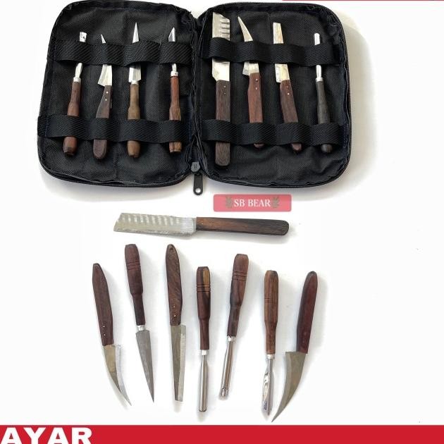 

Pisau Garnish 8 Pcs Dan Dompet Lengkap Pisau Ukir Buah Tumg Carving