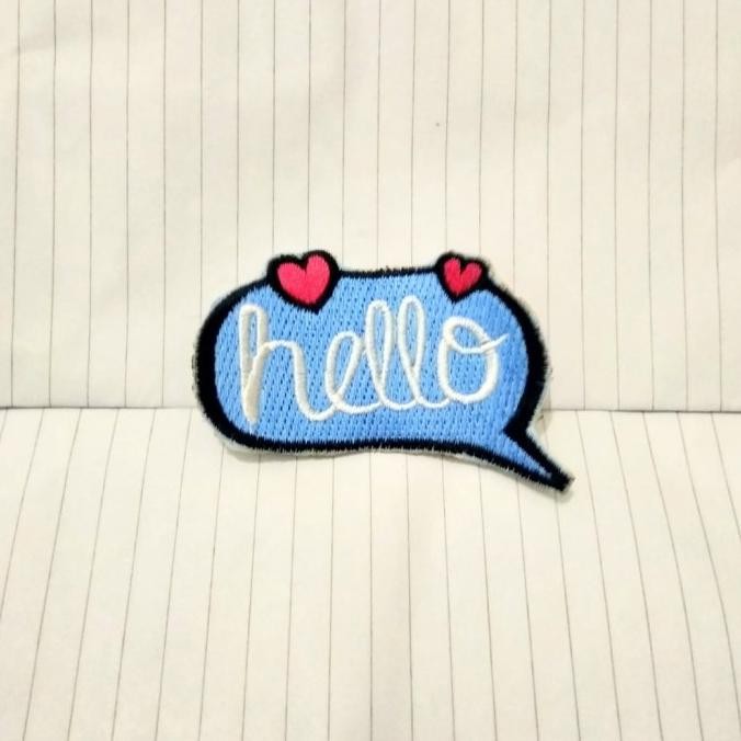 

*#*#*#*#] Patch Bordir Wanita Hello Premium