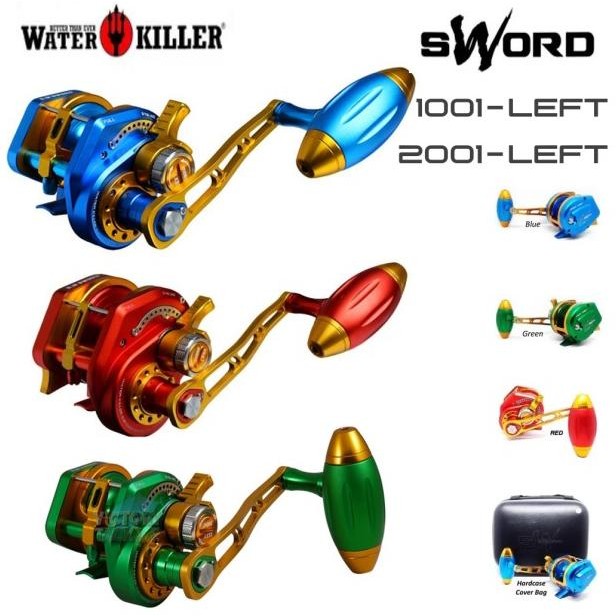 Water Killer Sword Sw 1001 2001 Oh Over Head Reel Slow Jigging Pancing