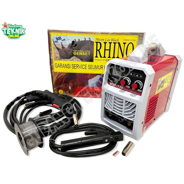 kosnew@ Mesin Las RHINO MIG 130 / Travo Las Inverter 130A - Trafo Mesin Las