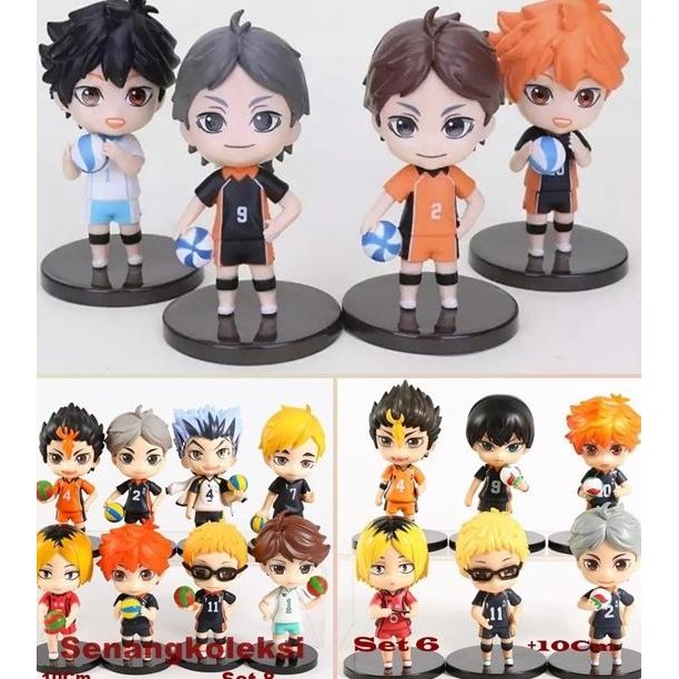 FIGUR SET Action Figure Haikyuu Set Isi 4 TERMURAH