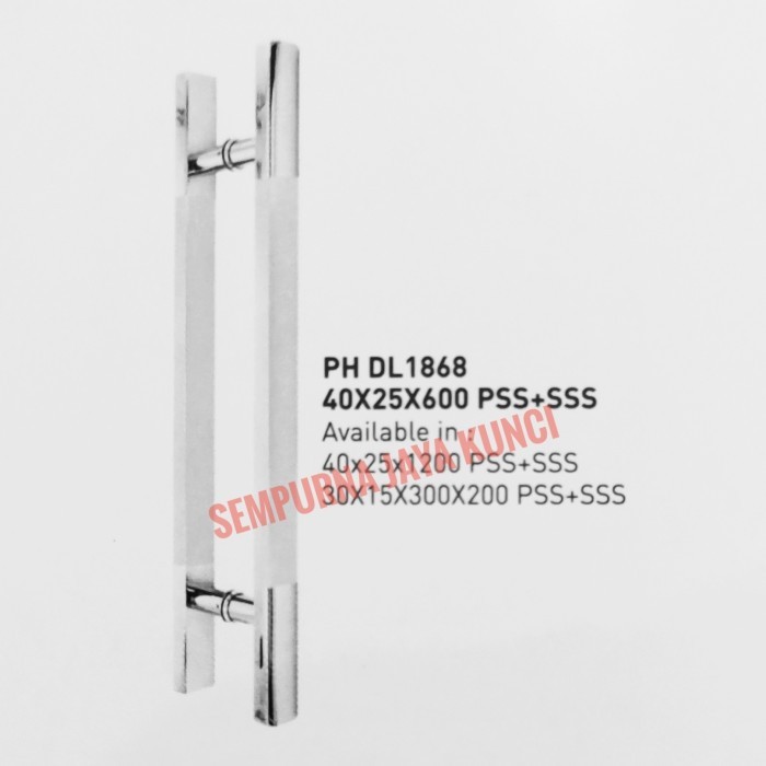 anyar ya@1 Pull Handle H Dekson PH DL 1868 - 40x25x600 PSS+SSS
