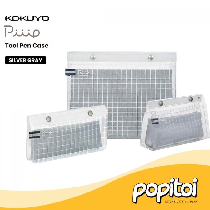 

Kokuyo Piiip FLAT Tool Pen Pencil Case Kotak Tempat Pensil Organizer