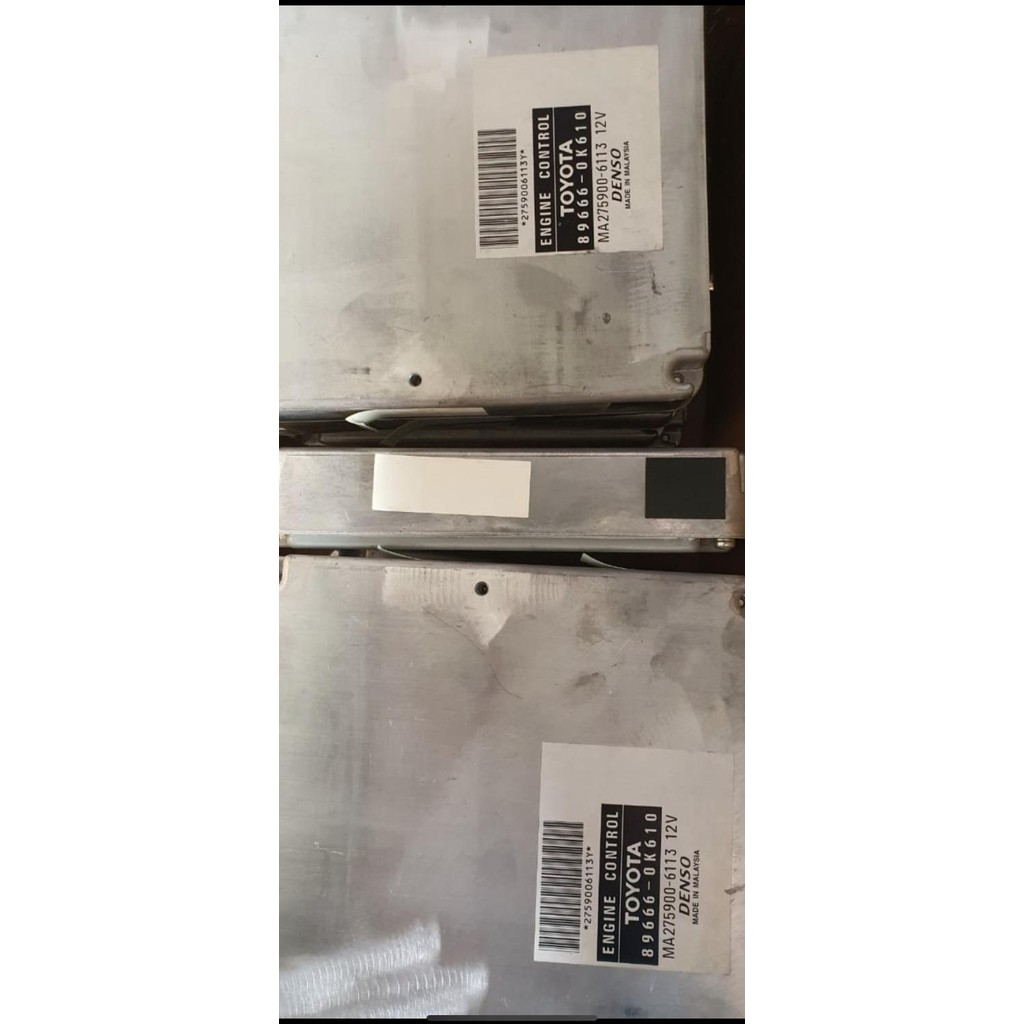 89666-0K610 Ecu Computer Engine Control Fortuner Hilux Diesel Matic  Ready