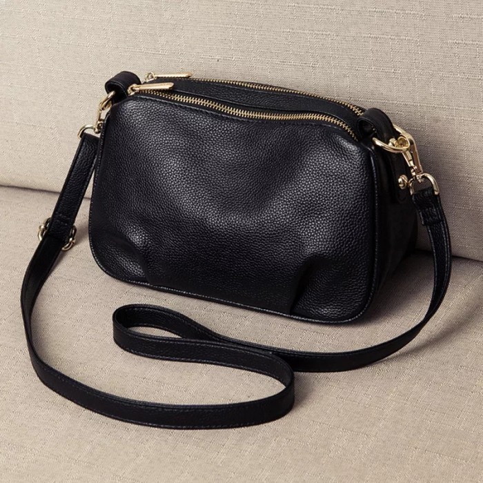 TAS KULIT ASLI WANITA TAS WANITA PREMIUM TAS ASLI KULIT GARUT SLEMPANG