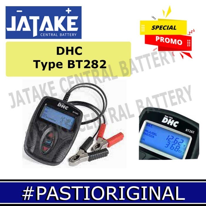 Alat Tester Aki Motor Aki Mobil DHC BT282 Analyzer Battery Digital