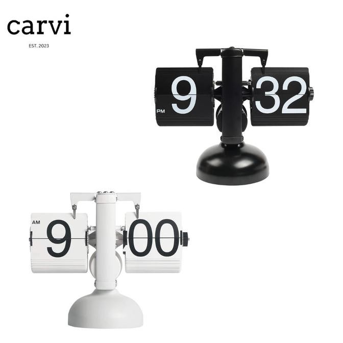 

Carvi Classic Retro Flip Clock Jam Meja Klasik Vintage GVS