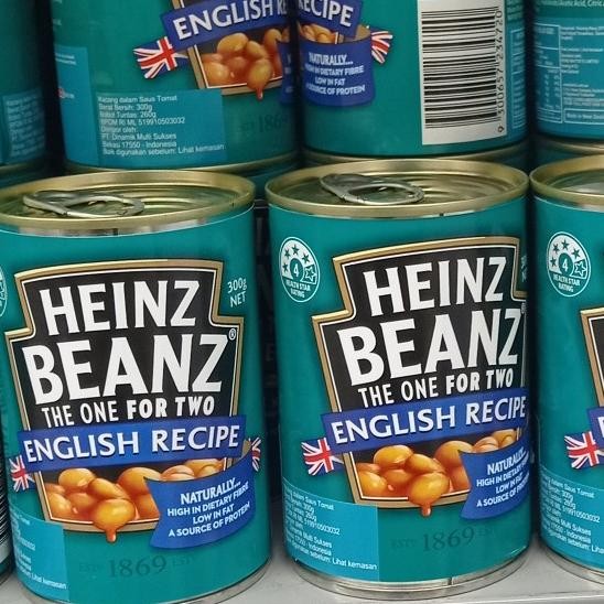 

siap kirim] heinz baked beans in english recipe 300gr