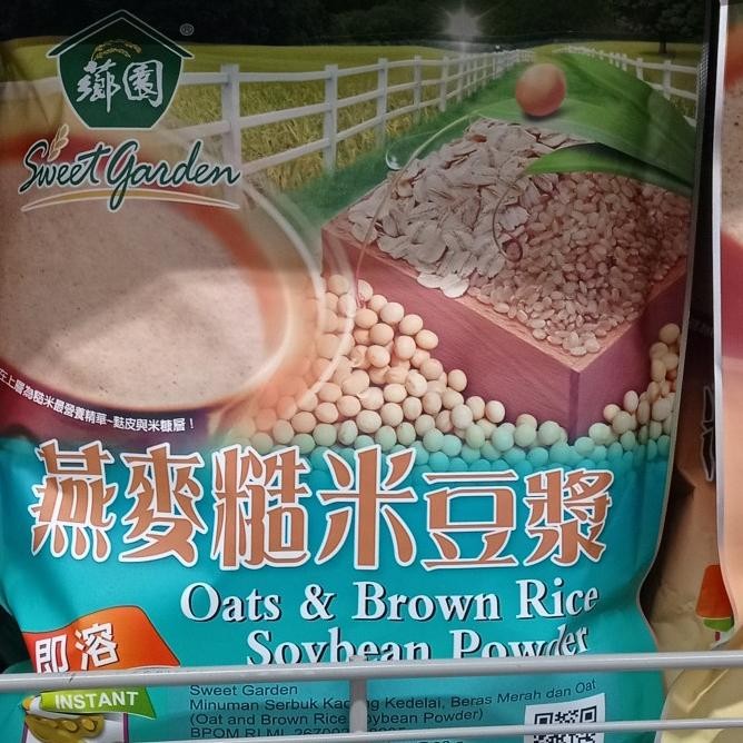 

langsung order saja] sweet garden oat & brown rice soybean powder 384gr