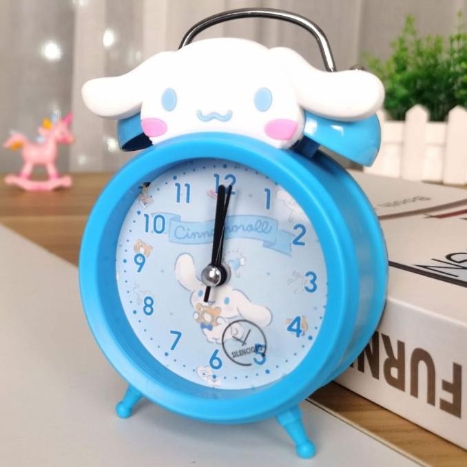 

Jam Weker SANRIO Alarm Clock Jam Meja Melody Kitty Kuromi Cinnamo Kado GVS