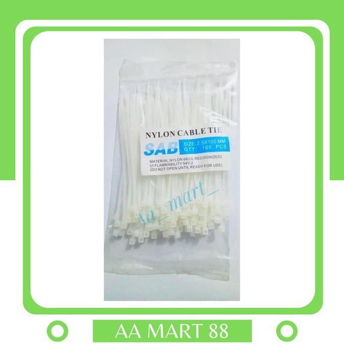 

>>>>>] Kabel tis / cable TIES/ Kabel Ties ukuran 2.5 x 100 (100 Pcs)