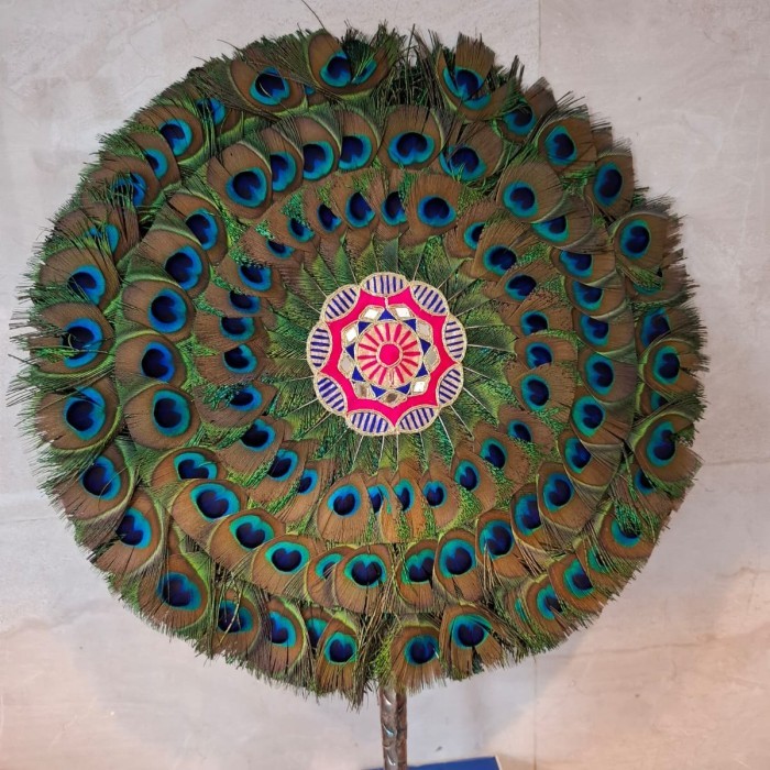 ><><><] kipas bulu merak india 37