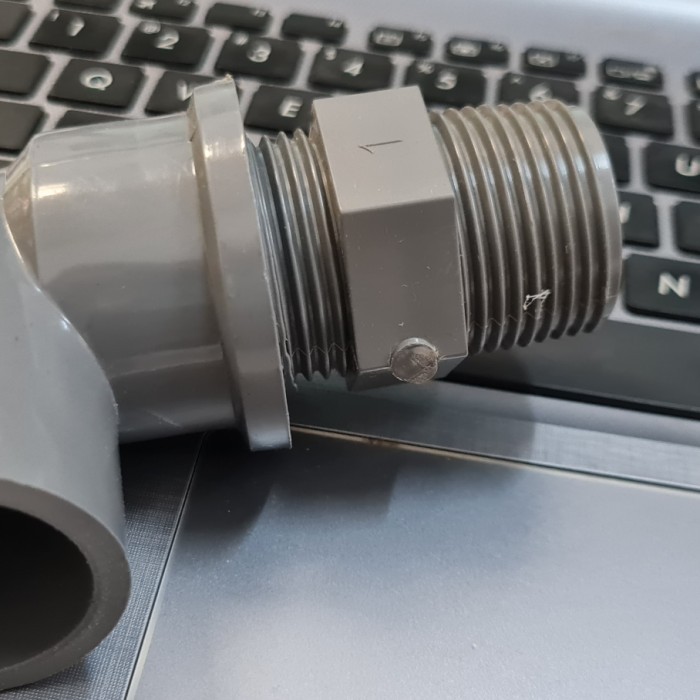 *****] PVC Elbow Knee Drat Luar 1 x 1