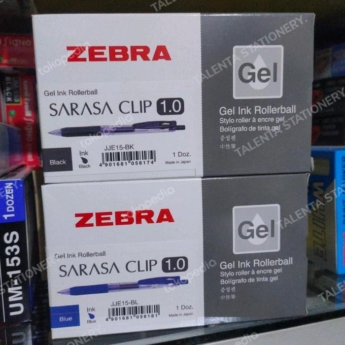 

TERBARU - Pulpen zebra sarasa clip 1.0 [harga 1 dus isi 12 pcs]