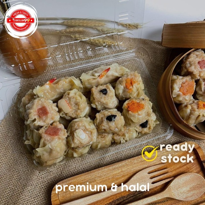 

Dimsum Ayam Frozen Mix Isi 100 Pcs Premium Free Saus Merah & Lada Hitam Terlaris