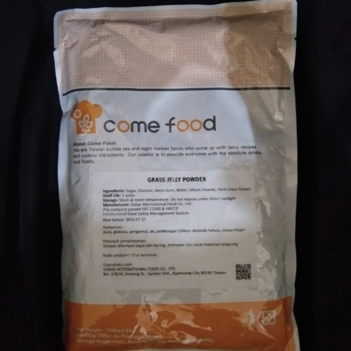 

Grass Jelly Powder Impor / Powder Jelly Rasa Cincau Hitam Terbaru