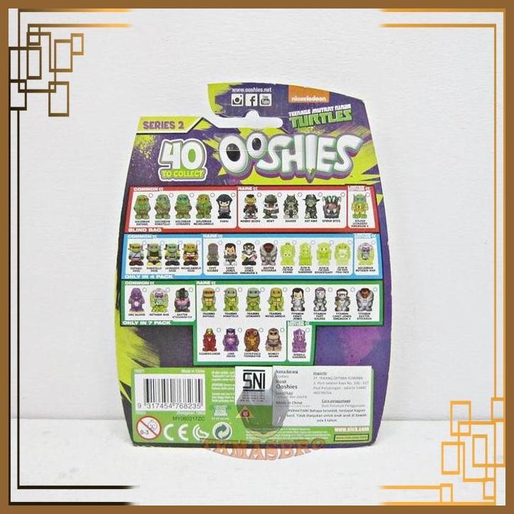 

[MBF] OOSHIES PENCIL TOPPERS SERIES 2 TMNT 4 PACK SNI