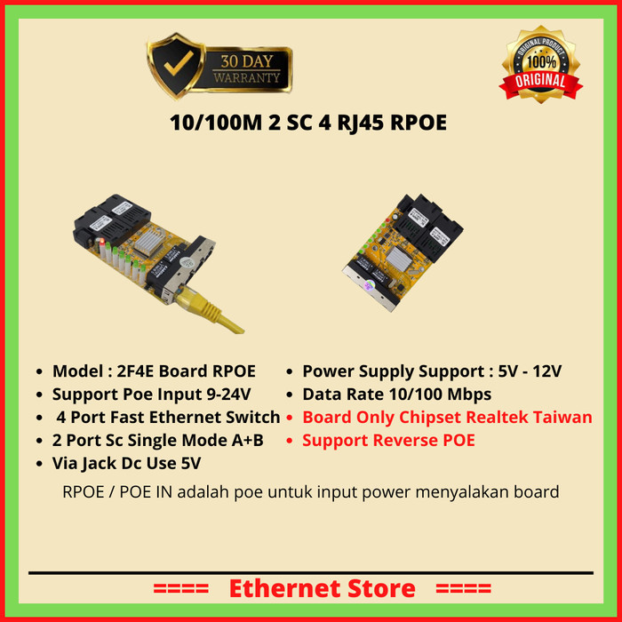 Promo Fiber Media Converter Board Only