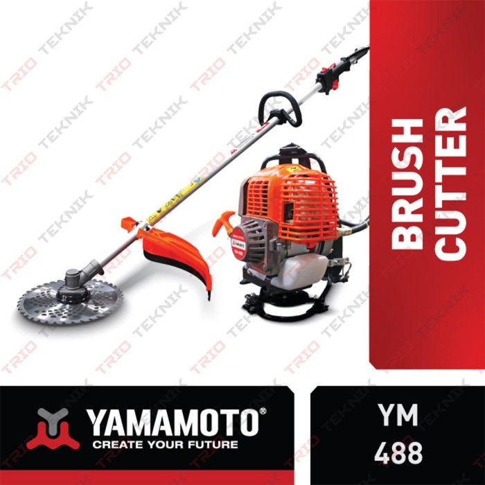 Mesin Potong Rumput Gendong Brush Cutter 4 Tak