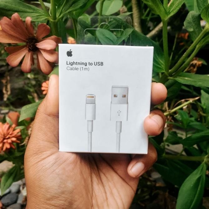 BEBAS ONGKIR - charger kabel data lightning iphone original ibox garansi 3 bulan