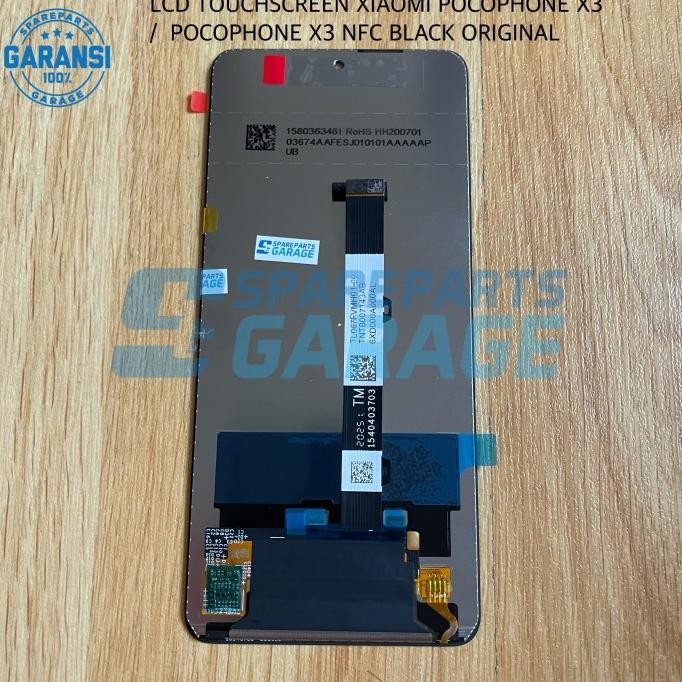 NEW LCD TOUCHSCREEN POCO X3 / POCO X3 NFC BLACK ORIGINAL