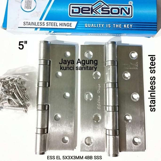 Engsel Dekson 5"3"3Mmx4Bb Ecoline/Engsel Pintu/ Hinge Dekson 5 Inch