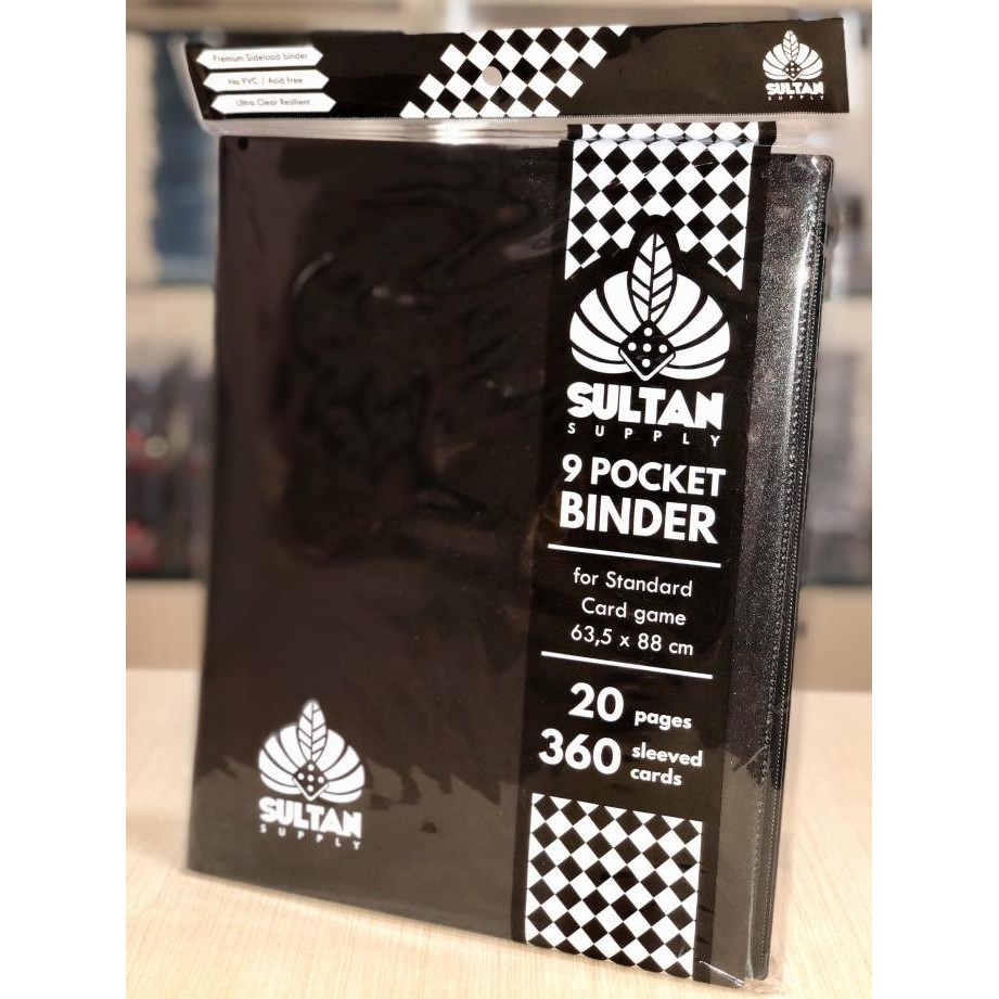 

TERMURAH - Sultan 9-Pocket Binder Black