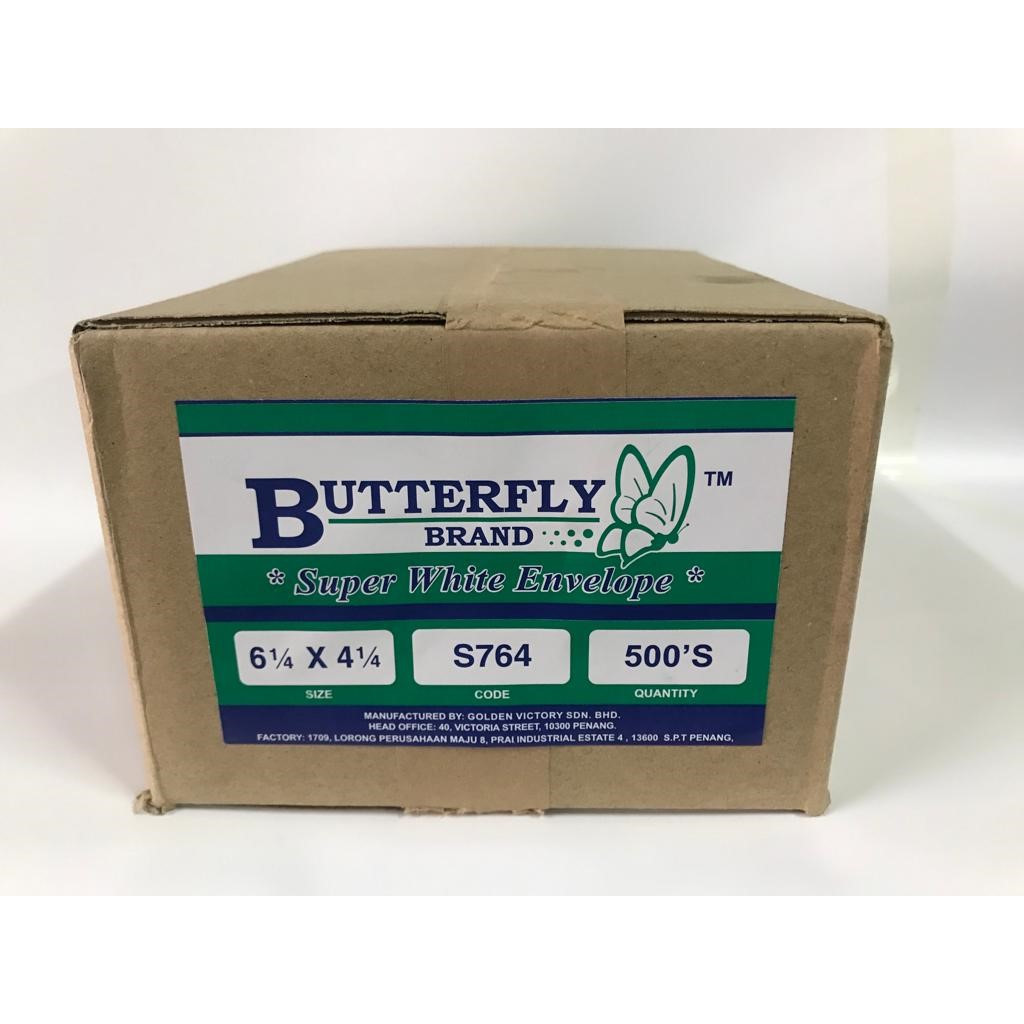 

Amplop / Sampul Surat Kad Kahwin 6 1/4" X 4 1/4" Warna Putih 70gsm (500 pcs/kotak) Kartu A6 (Merek Butterfly) |jUQufL30|