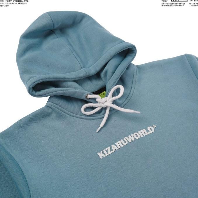 KIZARU HOODIE SWEATER LITTLE LOGO BABY BLUE