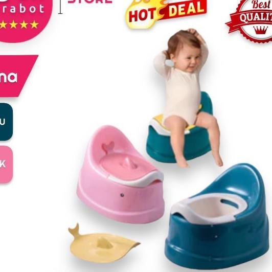 Pispot Closet Duduk Anak Baby Potty Toilet Training Wc Jongkok Plastik
