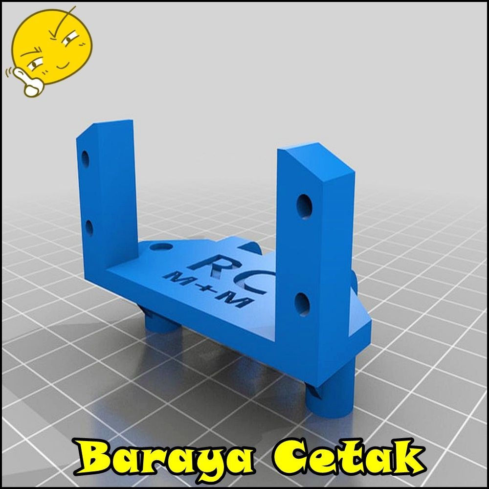 RC Bracket Servo 40.5 x 20mm Dudukan Servo MN86k KS RC WPL MN 3D Print Aksesoris Mainan RC