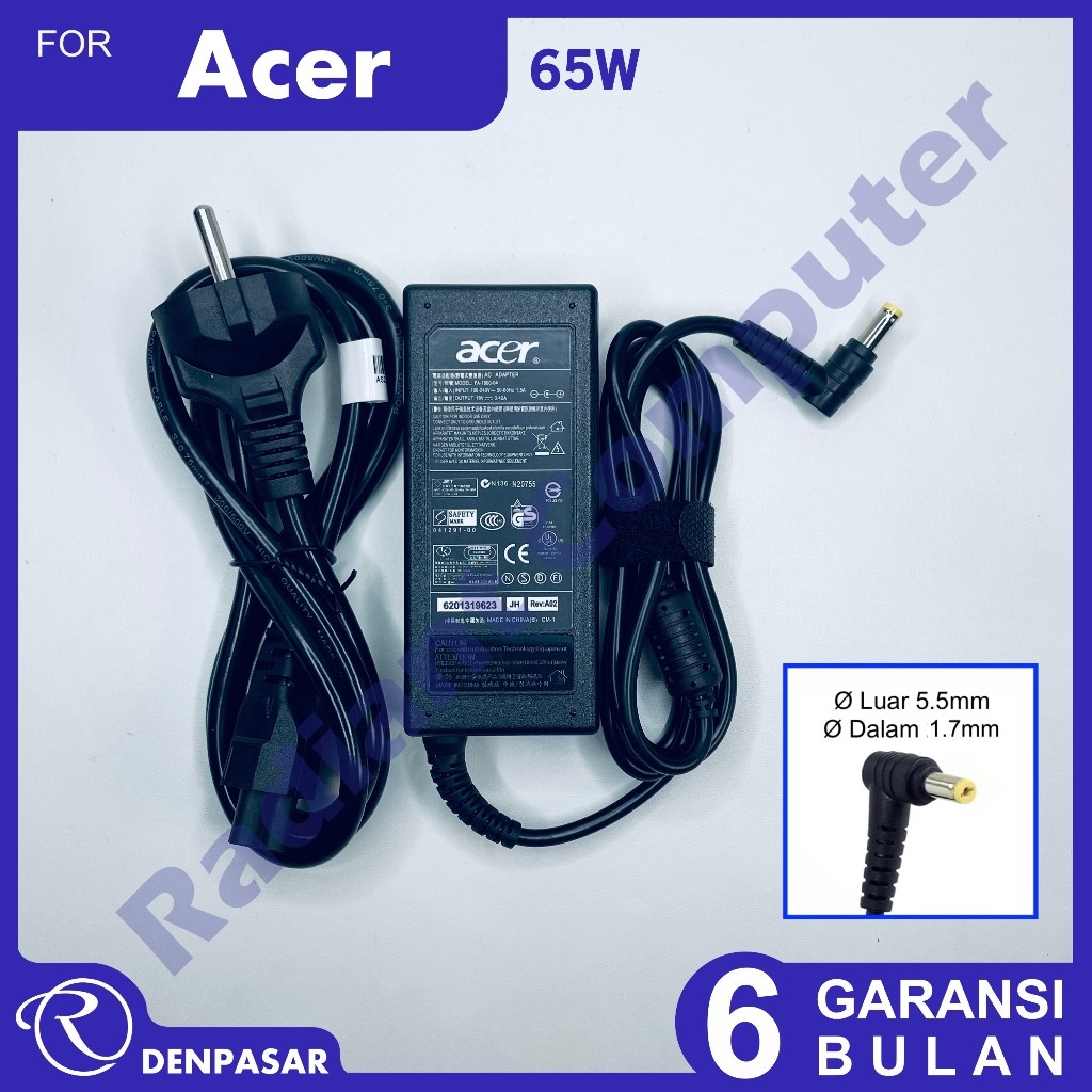 Adaptor Charger Acer Travelmate 6292