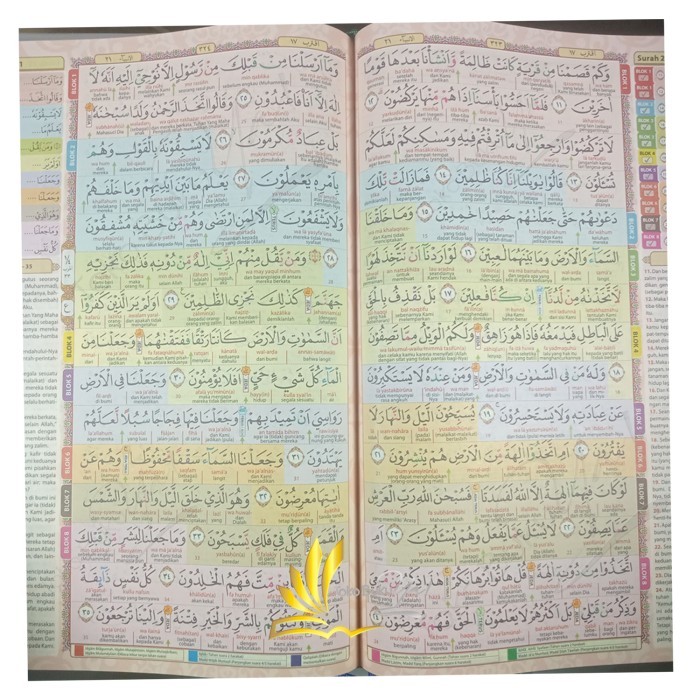 

Asli Al Qur'An Hafazan Tanafus A4 Perkata Latin 8 Blok