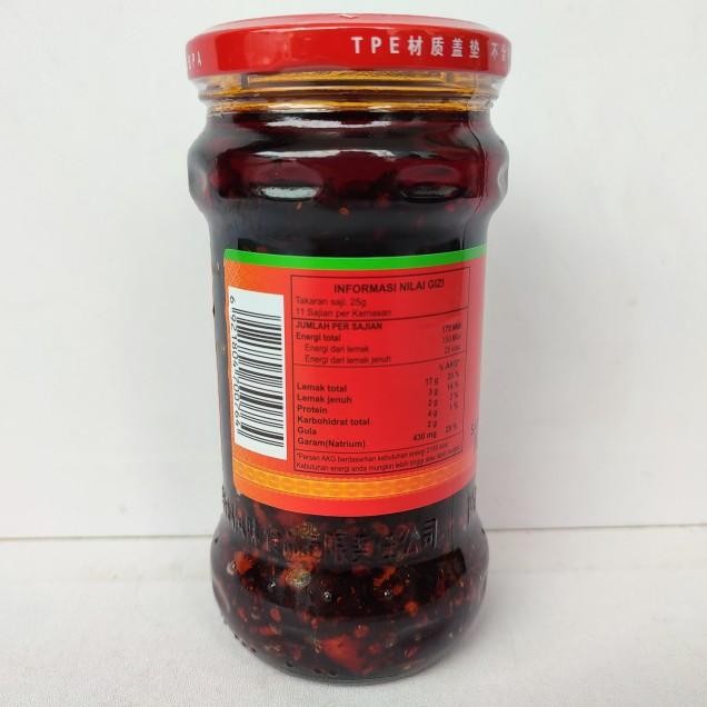 

Laoganma Chili Oil 275 Gr - Sambel Nyak Cabe Chilli Oil Lao Gan Ma